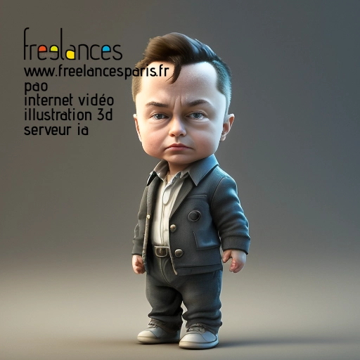 Pao mise en page internet vidéo illustration 3d serveur image IA générative AI freelance paris studio de création magazines 95JIAH21